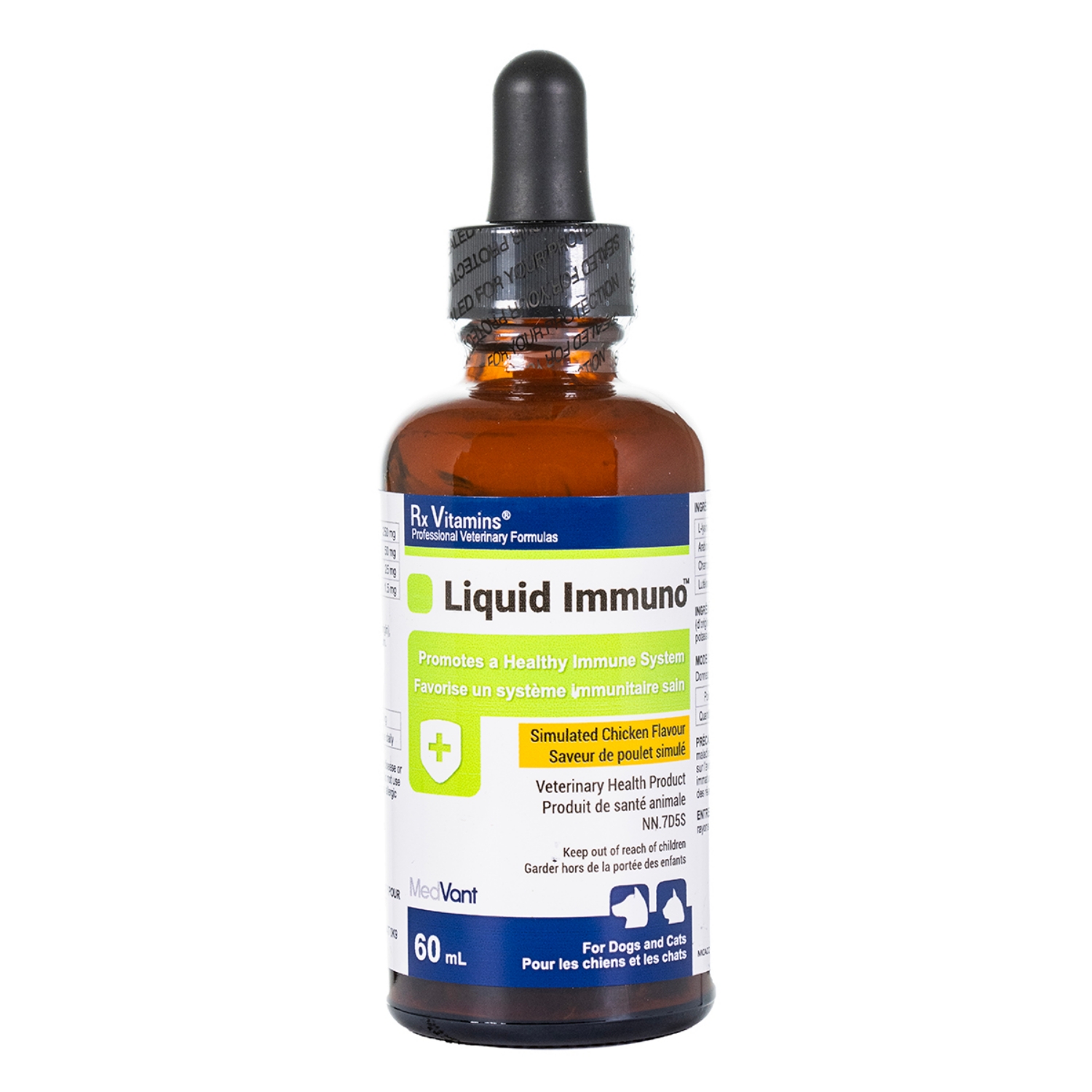 Picture of RX VITAMINS LIQUID IMMUNO CHICKEN FLAVOUR - 60ml