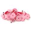 Picture of ALLFLEX BUTTON GLOBAL SMALL MALE PINK - 25/bag