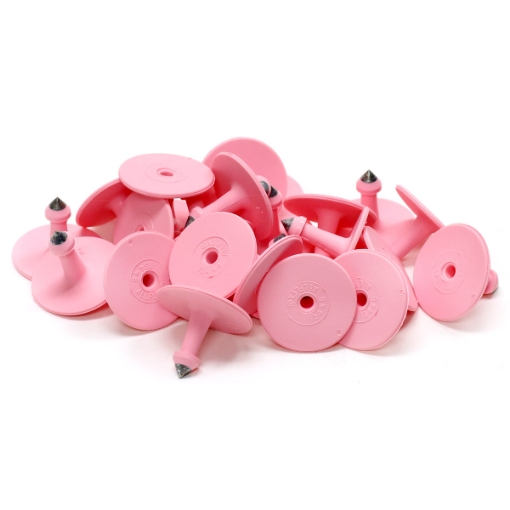 Picture of ALLFLEX BUTTON GLOBAL SMALL MALE PINK - 25's