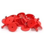 Picture of ALLFLEX BUTTON GLOBAL SMALL MALE RED - 25s 