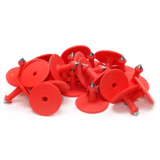 Picture of ALLFLEX BUTTON GLOBAL SMALL MALE RED - 25s