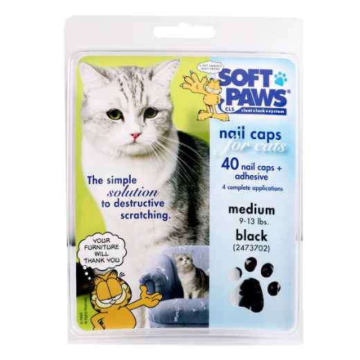 Picture of SOFT PAWS TAKE HOME KIT FELINE MEDIUM - Black