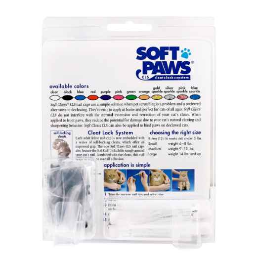 Picture of SOFT PAWS TAKE HOME KIT FELINE MEDIUM - Black