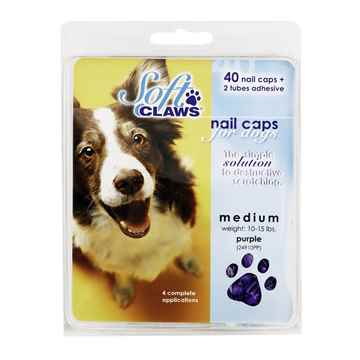 Picture of SOFT CLAWS TAKE HOME KIT CANINE MEDIUM - Purple