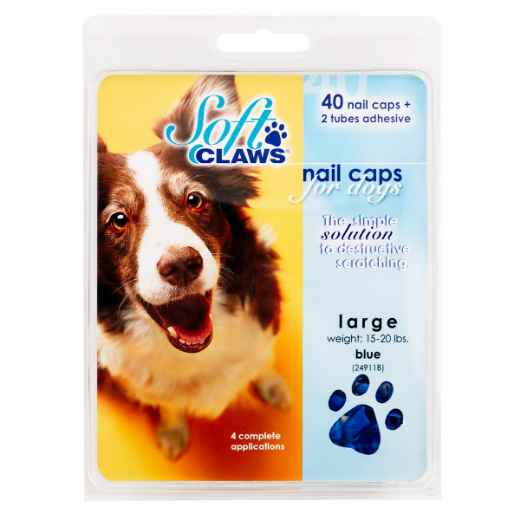 Picture of SOFT CLAWS TAKE HOME KIT CANINE LARGE - Blue