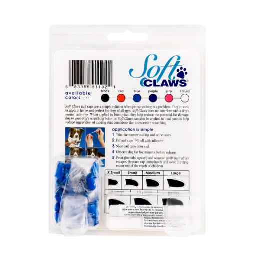 Picture of SOFT CLAWS TAKE HOME KIT CANINE LARGE - Blue