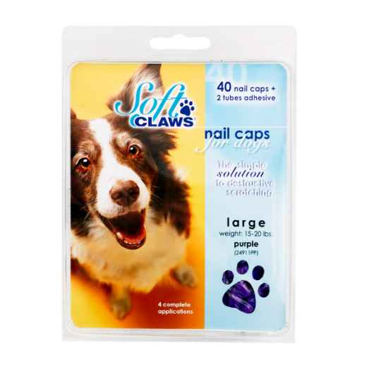 Picture of SOFT CLAWS TAKE HOME KIT CANINE LARGE - Purple