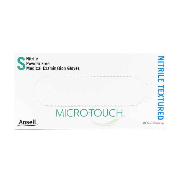 Picture of GLOVES EXAM ANSELL MICRO TOUCH NITRILE PF Small - 100's