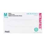 Picture of GLOVES EXAM ANSELL MICRO TOUCH NITRAFREE PF Medium - 100s