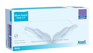 Picture of GLOVES EXAM ANSELL MICRO TOUCH NITRILE E.P. PF  XSmall - 100s
