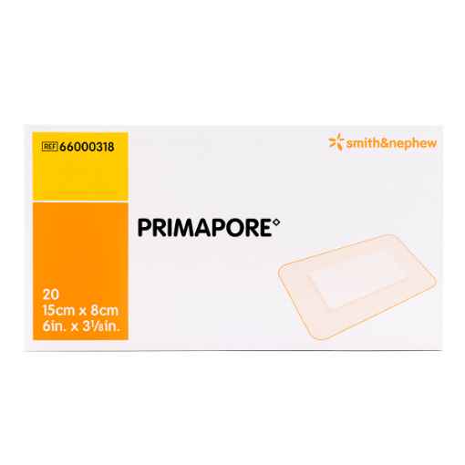 Picture of PRIMAPORE ADHESIVE NON WOVEN DRESSING 15cm x 8cm - 200/case 