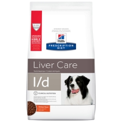 Picture of Hills Prescription Diet L/D Liver Care with Chicken Dry Dog Food- 17.6lb/7.98kg