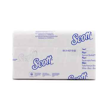 Picture of TOWEL SLIM FOLD 1 ply WHITE 90 sheets - 24/case