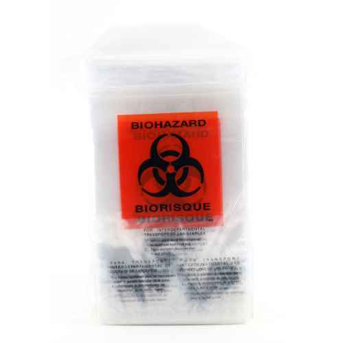 Picture of BIOHAZARD ZIP IT BAG w/ POUCH (6in x 9in) - 1000s