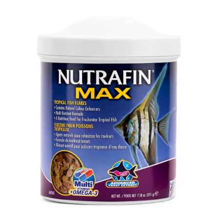 Picture of NUTRAFIN MAX TROPICAL FISH FLAKES(A6706) - 7.58oz / 215g