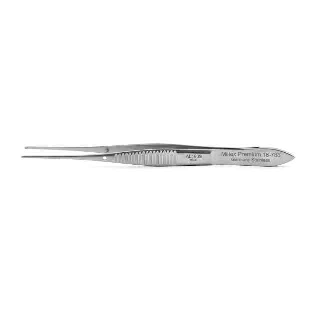 Picture of MILTEX 4in IRIS TISSUE FORCEPS 1 x 2 (18-786)