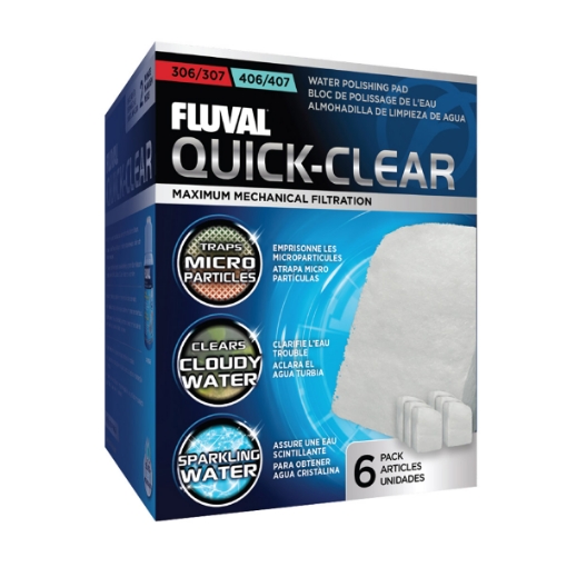 Picture of FLUVAL QUICK CLEAR POLISHING PAD to fit 306/406 (A244) - 6 pieces