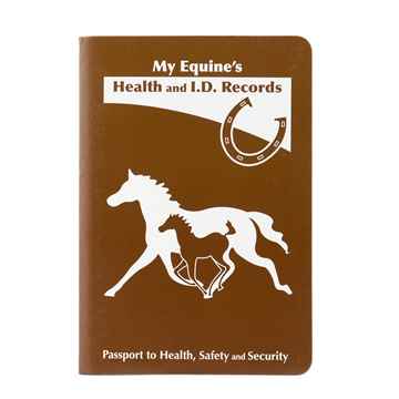 Picture of EQUINE HEALTH and ID RECORDS BOOKLET
