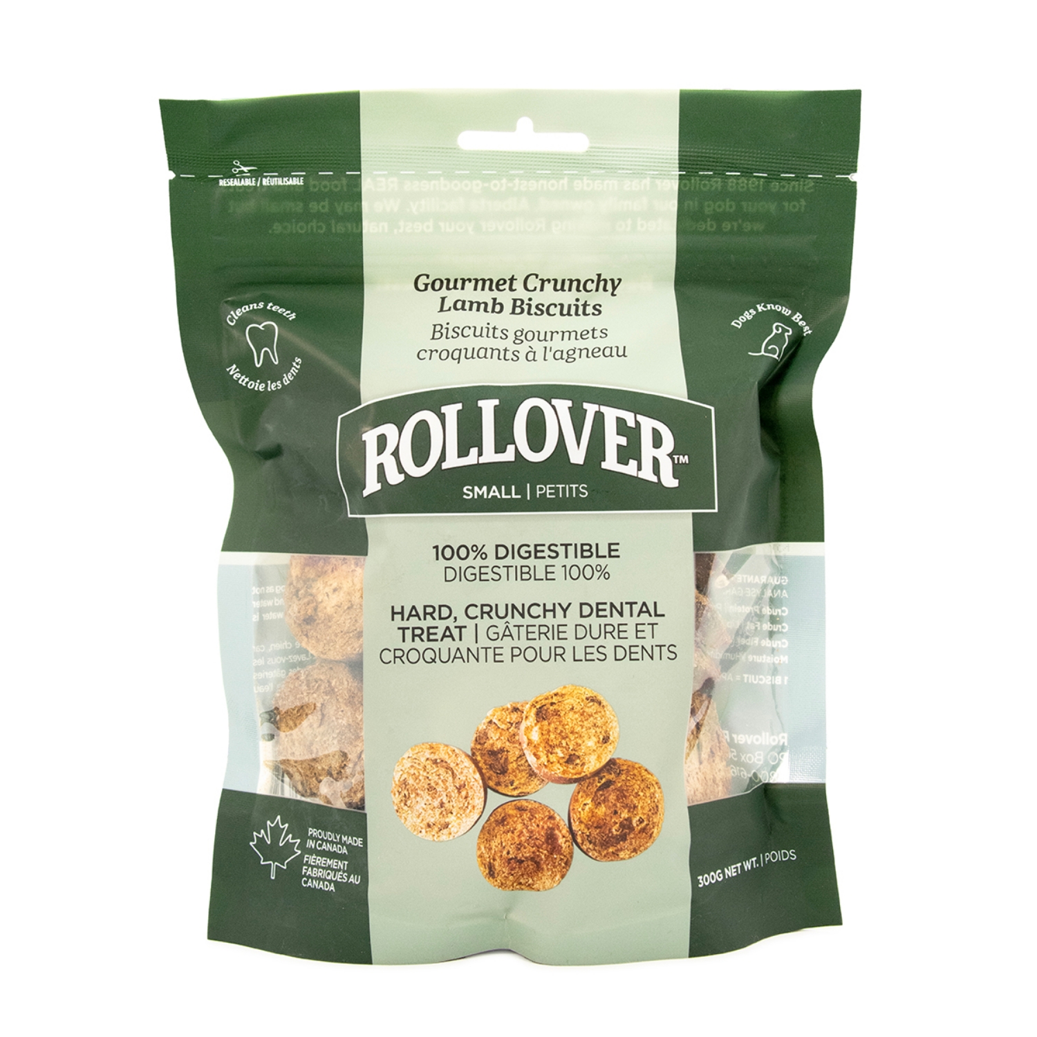 Picture of ROLLOVER GOURMET CRUNCHIES SMALL BISCUITS Lamb - 300g