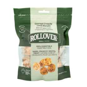 Show details for ROLLOVER GOURMET CRUNCHIES SMALL BISCUITS Lamb - 300g Picture of ROLLOVER GOURMET CRUNCHIES SMALL BISCUITS Lamb - 300g