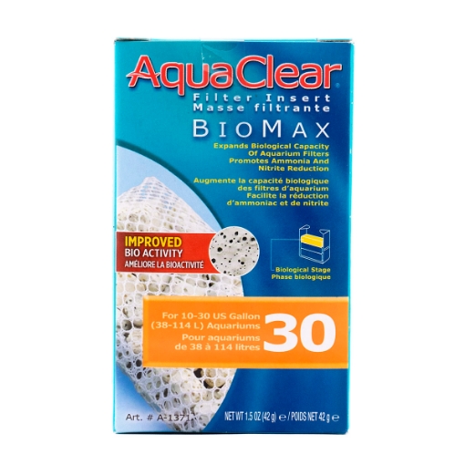 Picture of AQUACLEAR 30 Biomax Filter insert (A1371)- 65g