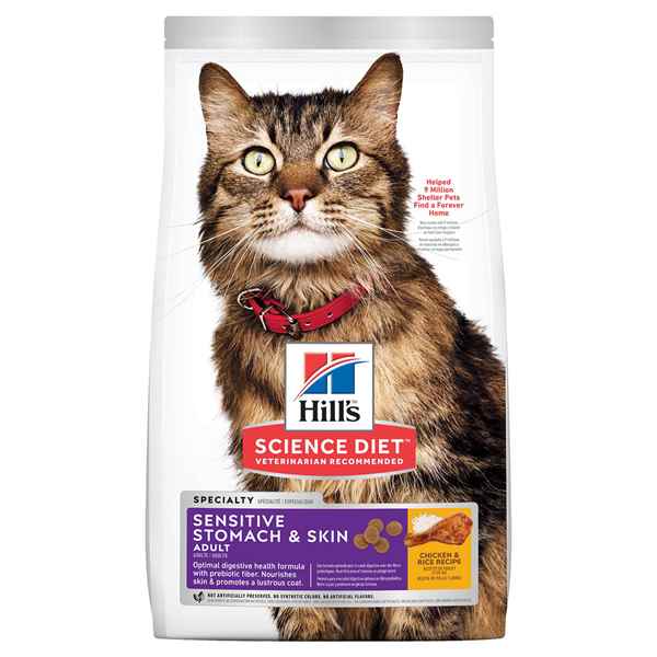 Picture of FELINE SCIENCE DIET SENSITIVE STOMACH and SKIN CHICKEN - 7lbs / 3.17kg