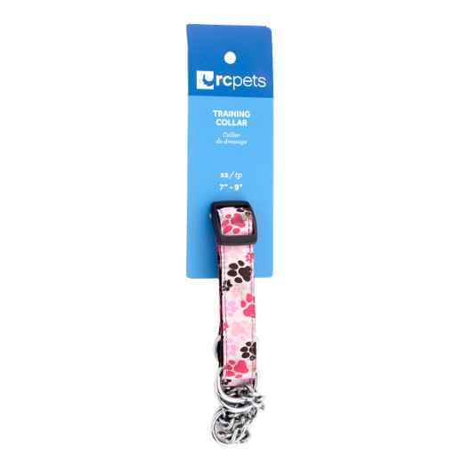 Picture of COLLAR CANINE RC TRAINING Adjustable Pitter Patter Pink - 5/8in x 7-9in