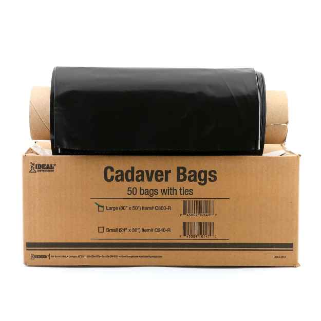 Picture of CADAVER BAGS 30in x 50in  LARGE 3.0 mil - 50/roll