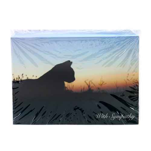 Picture of SYMPATHY CARDS W/ENV for CATS - 25/pk