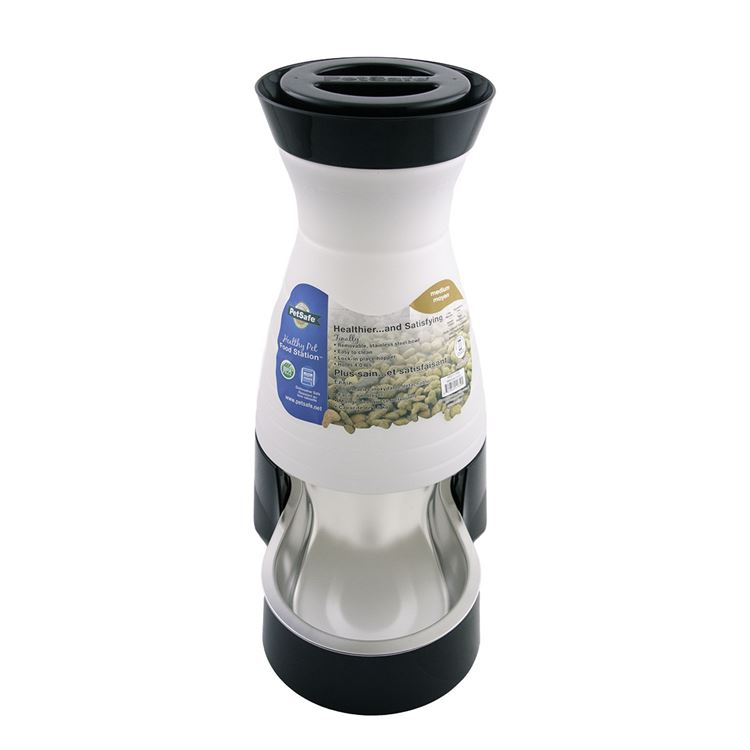 Picture of PET FEEDER PETSAFE HEALTHY PET FOOD STATION holds 4lbs