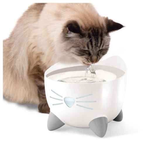 Picture of CATIT PIXI FOUNTAIN 2.5 Litre w/ STAINLESS STEEL TOP- White