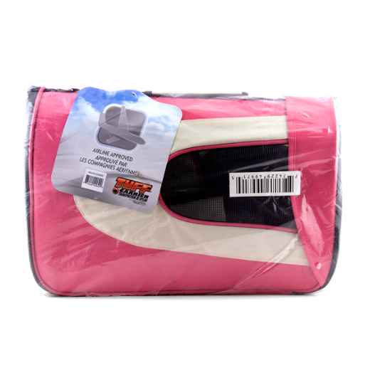 Picture of TUFF CRATE Airline Carrier Pink and Cream - 17in x 10in x 9in