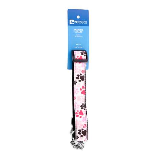 Picture of COLLAR CANINE RC TRAINING Adjustable Pitter Patter Pink - 1in x 14-20in