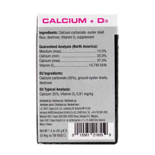 Picture of EXO TERRA CALCIUM & VIT D3 SUPPLEMENT (PT1855)-40g