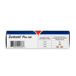Picture of ZENTONIL PLUS 400mg CHEWABLE TABS - 30's