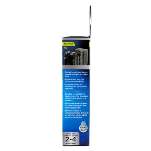 Picture of FLUVAL U2 POLY/CARBON CARTRIDGE (A490) - 2 piece