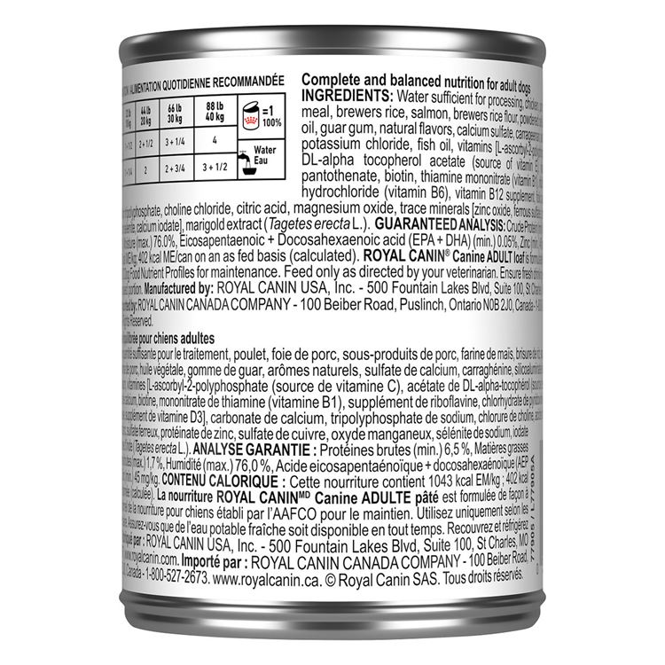 Picture of CANINE RC ADULT LOAF - 12 x 385gm cans