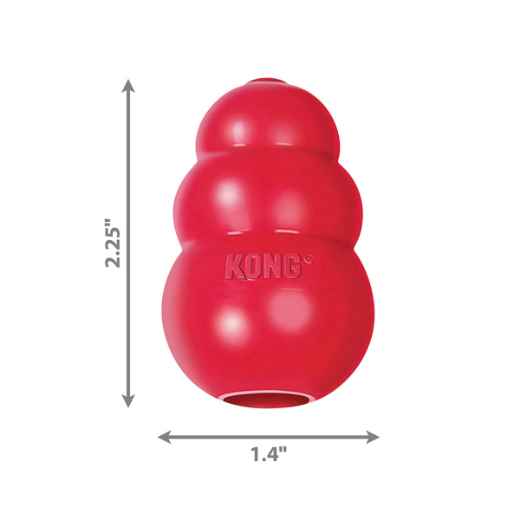 Picture of TOY DOG KONG CLASSIC RED (T4) - X Small