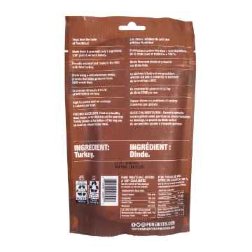 Show details for TREAT PUREBITES CANINE Turkey - 2.47oz / 70g Picture of TREAT PUREBITES CANINE Turkey - 2.47oz / 70g