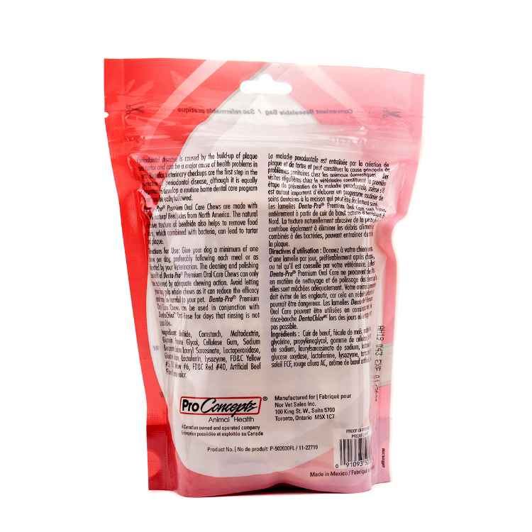 Picture of DENTA PRO PREMIUM ORAL CHEW for DOGS PETITE 10.6ox (300g) - 32s