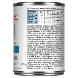 Picture of Royal Canin Veterinary Diet HYPOALLERGENIC HYDROLYZED PROTEIN Loaf Wet Dog Food - 12 X 390gm cans