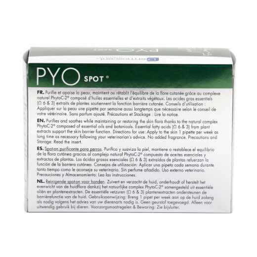 Picture of DERMOSCENT PYOSPOT for DOGS 1 to 10kg - 4 x 0.6ml