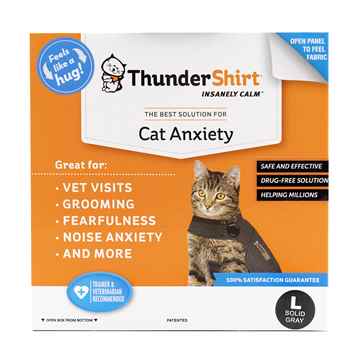 Picture of CLOTHING FELINE THUNDERSHIRT(chest 17-24in  13lbs+)Grey - Large