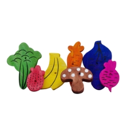 Picture of LIVING WORLD WOOD NIBBLERS Fruit/Veggie Mix (61467) - 12/pk
