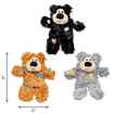Picture of TOY CAT KONG Softies Patch Work Bears - Assorted