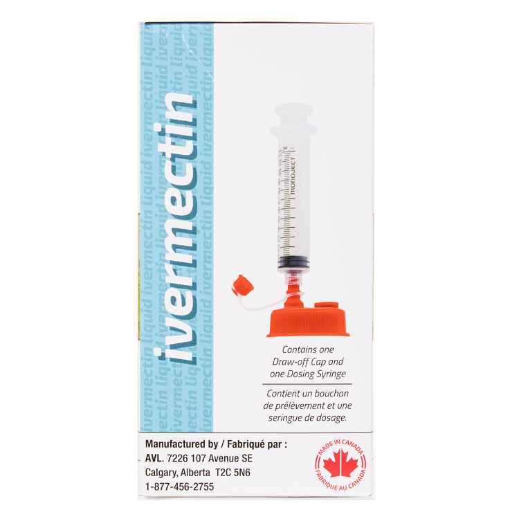 Picture of IVERMECTIN LIQUID ANTIPARASITIC for HORSES - 120ml bottle