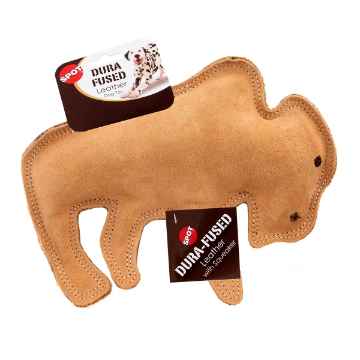 Show details for TOY DOG Dura-Fused Leather & Jute Buffalo - 9in Picture of TOY DOG Dura-Fused Leather & Jute Buffalo - 9in