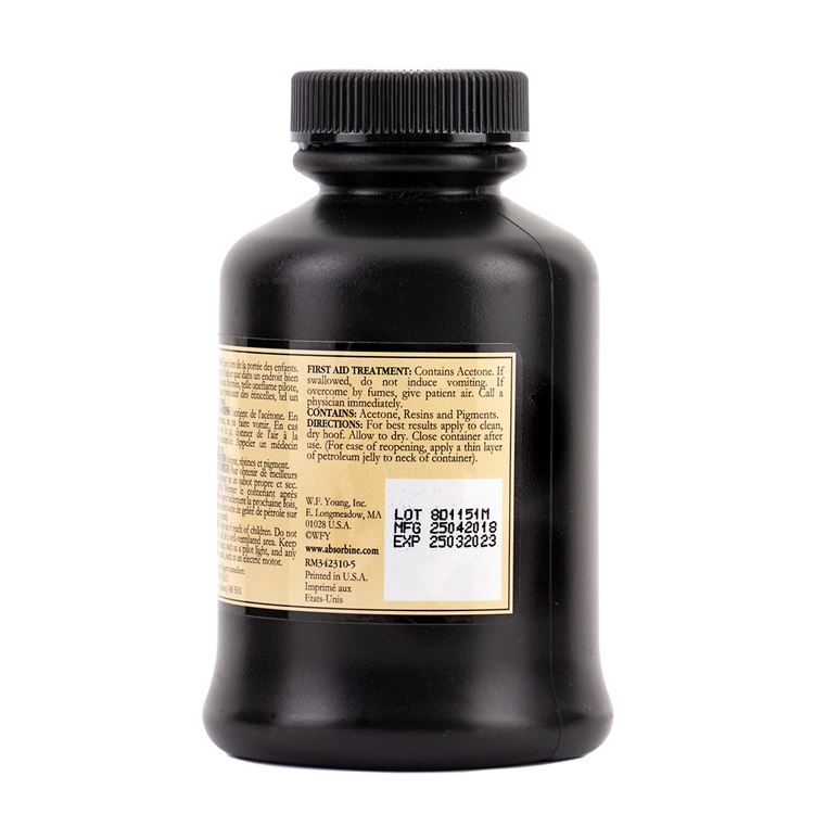 Picture of ABSORBINE SUPERSHINE HOOF POLISH Black - 240ml