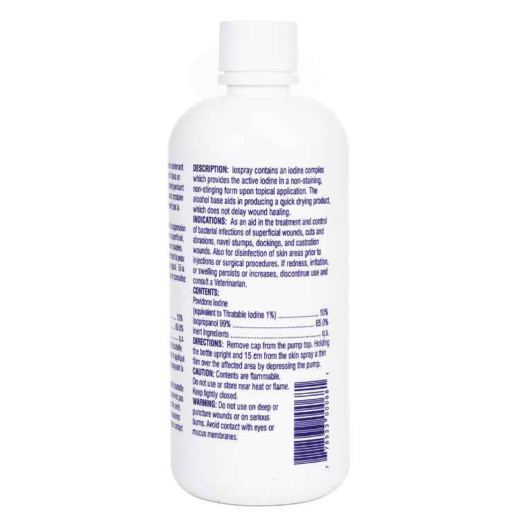 Picture of IOSPRAY (IODINE COMPLEX) 1% c/w PUMP - 500ml