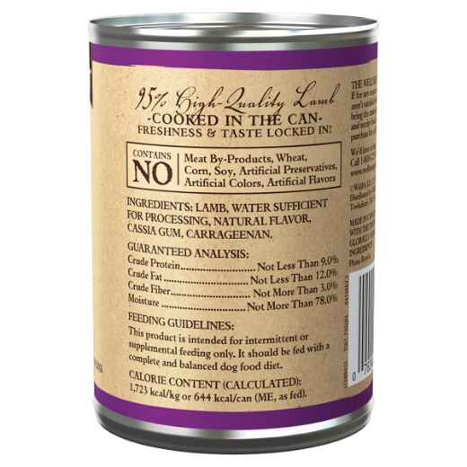 Picture of CANINE WELLNESS GF 95% Lamb Mixer / Topper - 12 x 13.2oz cans